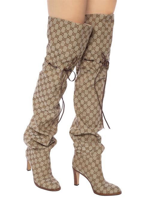 women gucci combat boots|gucci thigh high boots sale.